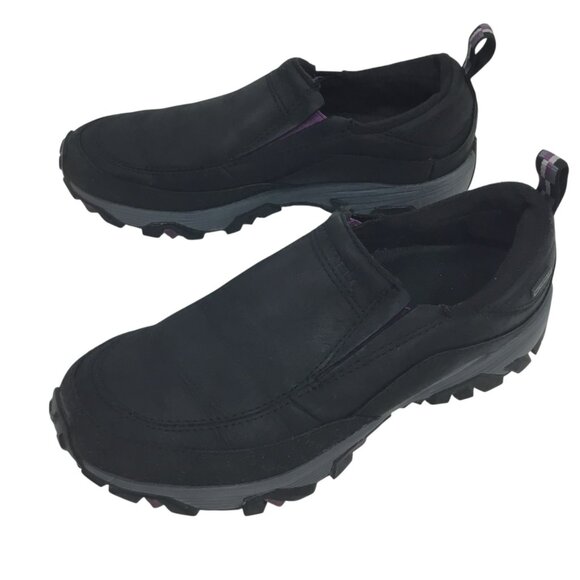 Merrell Coldpack Ice +Moc Womens 8 Leather Arctic Grip Slip-On Shoes - Picture 1 of 15